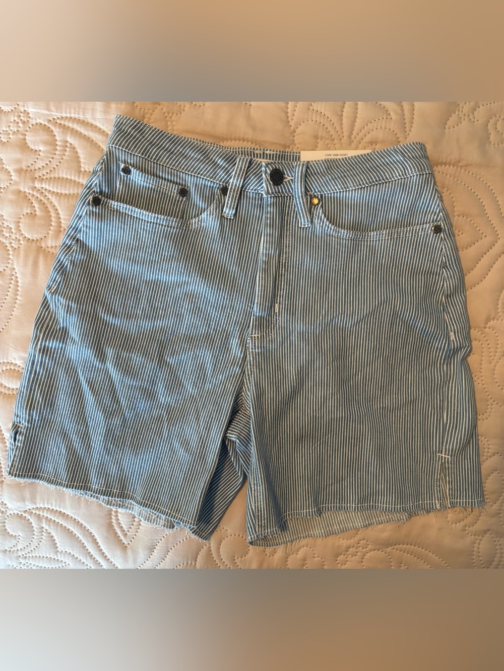 Striped Blue Women’s Shorts Size 4